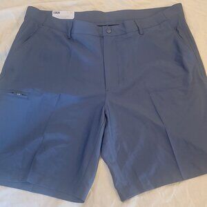 Greg Norman ML75 MICROLUX 9" 5-POCKET SHORT Navy Blue